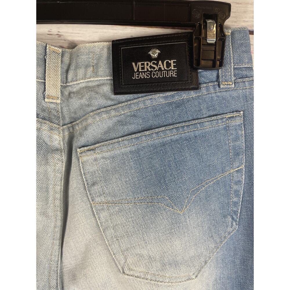 Versace Jeans Couture Jeans Womens 30 Starfish Embellished Bootcut Made in Italy - Picture 5 of 10